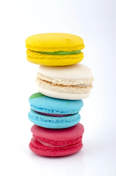 Geassorteerde kleurrijke macaroon — Stockfoto