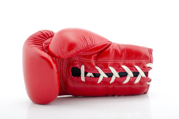 Guantes de boxeo con fondo negro blanco —  Fotos de Stock