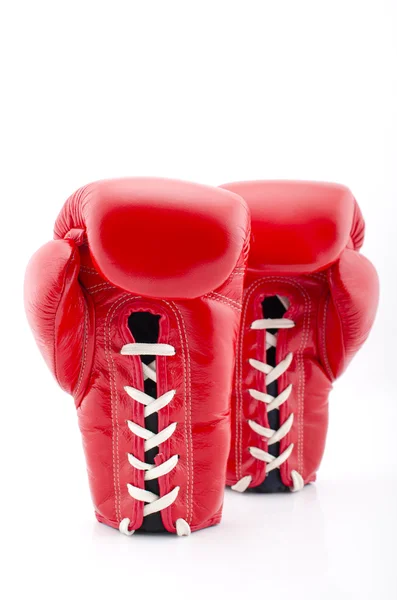 Luvas de boxe vermelho — Fotografia de Stock