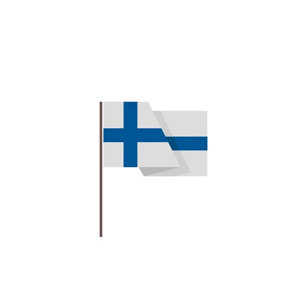 Finlands flagga vektor — Stock vektor