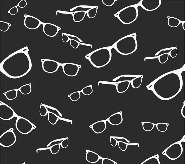Naadloze bril, bril patroon, brillen, specs. Zonnebril — Stockvector