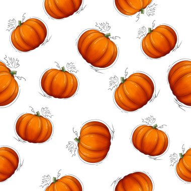 Kabaklarla ve siyah darbelerle kusursuz bir arkaplan çizildi