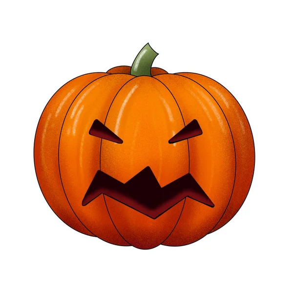 Halloween Pumpkin Decorated Decor — Stock Photo, Image