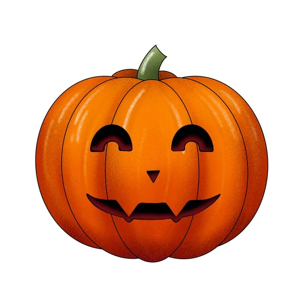 Halloween pumpkin decorated for decor — Stock Photo, Image