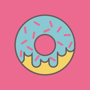 ısırıldı krema çilek halka halka