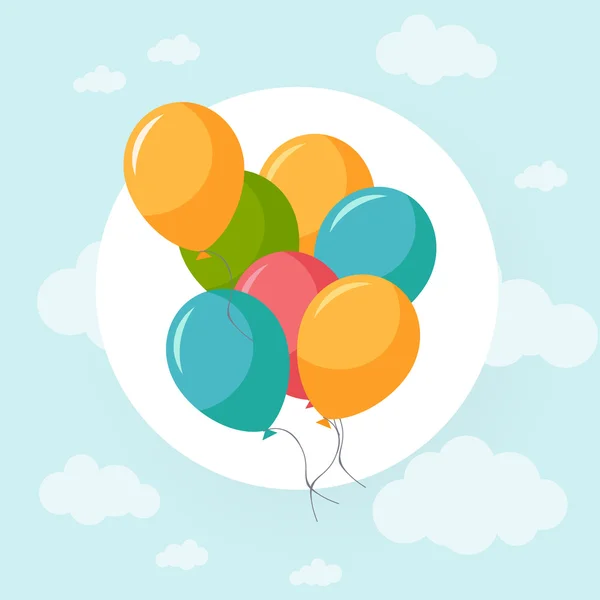 Vector illustration. Icon. Balloons — Stock Vector