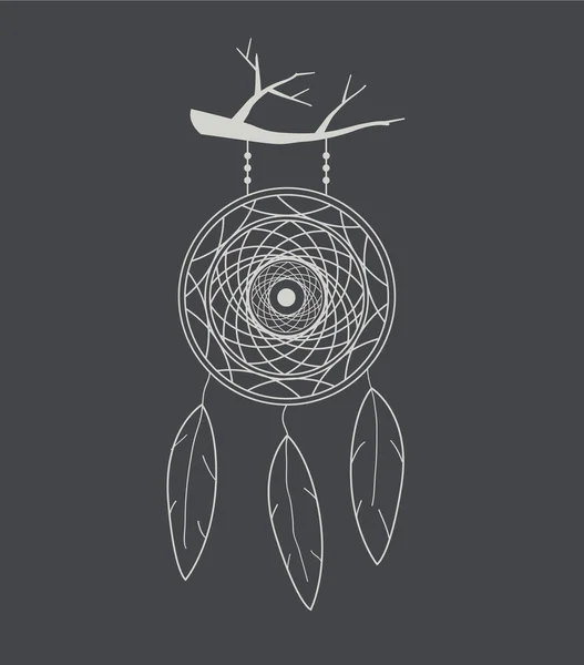 Dream catcher wektor ikona — Wektor stockowy