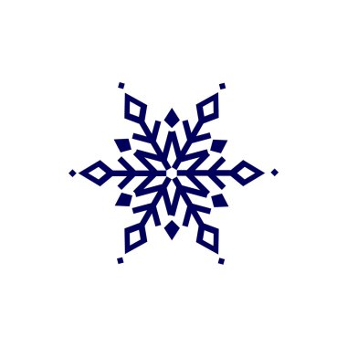 Vektör çizim. Simge. kar tanesi