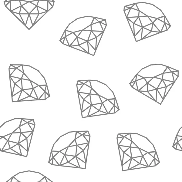 Illustrazione vettoriale. Icona. Una gemma. Diamante — Vettoriale Stock