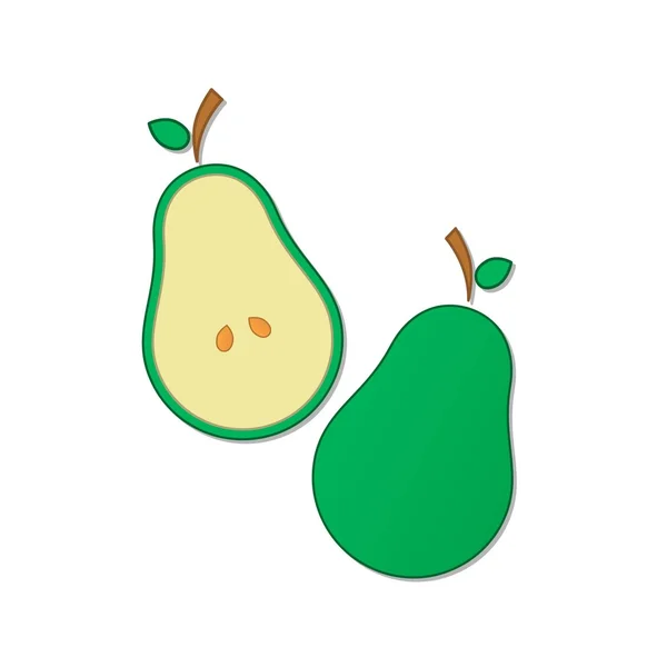 Vector illustration. Icon. pear — Stock Vector