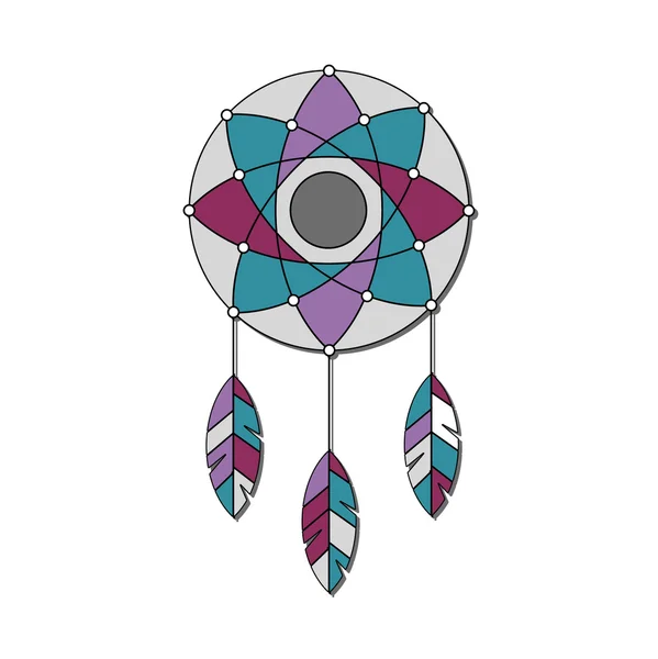 Dream catcher vector pictogram — Stockvector