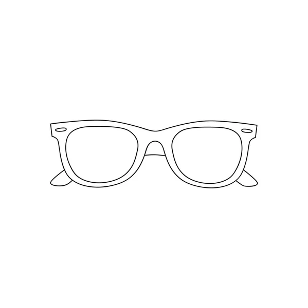 Vector pictogram zonnebril — Stockvector