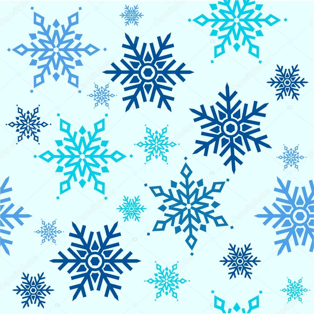 Vector illustration. Icon. The image of snowflakes