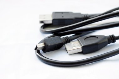 Siyah Usb kablo hattı
