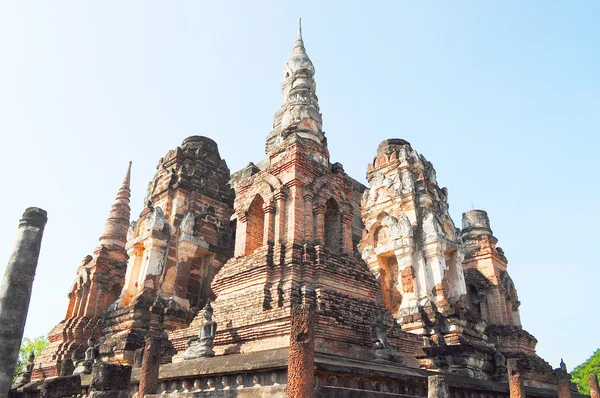 Sukothai 历史公园，泰国废墟塔 — 图库照片