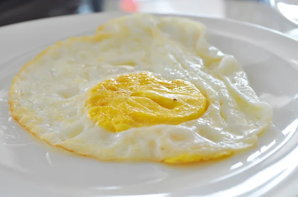 Over hard fried egg — Stock Photo, Image