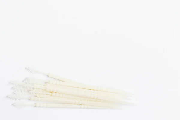 Oral Device : Toothpick on white paper background — Stock Photo, Image