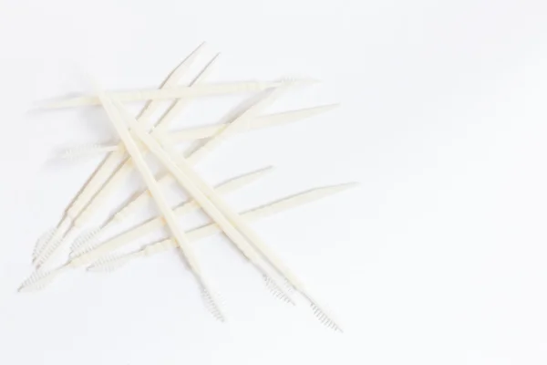 Oral Device : Toothpick on white paper background — Stock Photo, Image