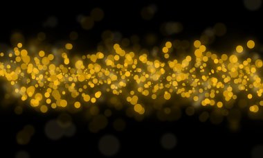 Renkli parlak siyah arka plan üzerine ışıltı