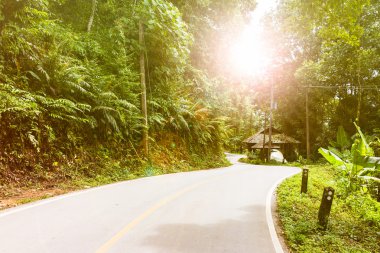 Road dağ Mae Kampong Köyü, Chiang Mai 