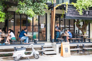Nimmanhaemin Road On Augus 3 , 2016 Chiang Mai, Tayland