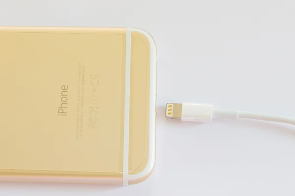 Nuevo iPhone 6 oro — Foto de Stock