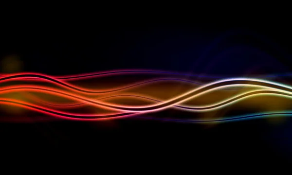 Illustration of  abstract background with blurred  neon light  l — Stock Photo, Image