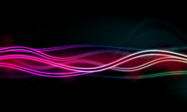 Иллюстрация абстрактного фона с размытым неоновым светом l — стоковое фото