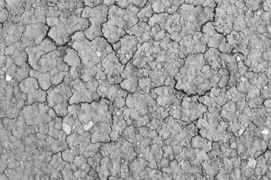 Kil zemin kirli kırık yakın çekim 