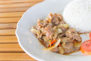 istiridye sosu, domuz Tayland gıda