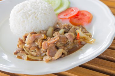 istiridye sosu, domuz Tayland gıda