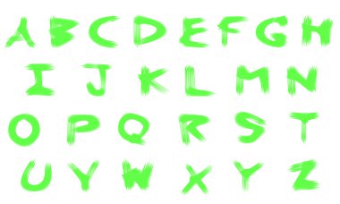 Harfler, soyut alfabe arka plan deseni.