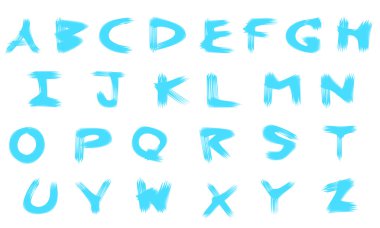 Harfler, soyut alfabe arka plan deseni.