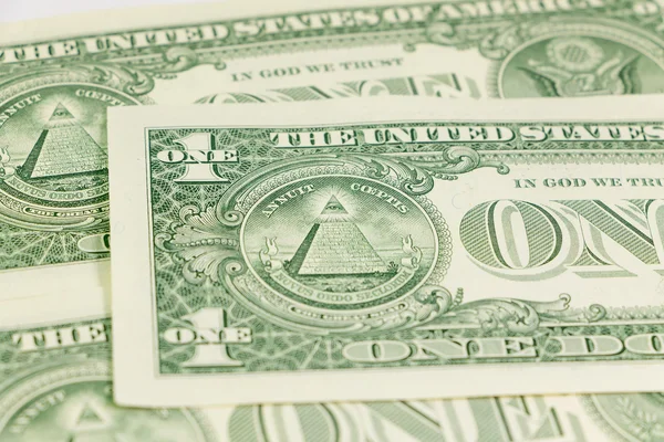 Close-up of one dollar on background — Stock Photo, Image