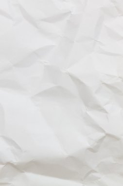 Buruşuk beyaz kağıt arka kapatmak