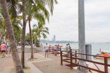 Pattaya, Tayland - 17 Aralık 2014 Pattaya geliştirilen bir p