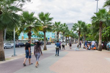 Pattaya, Tayland - 17 Aralık 2014 Pattaya geliştirilen bir p