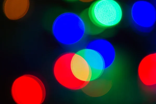 De fokussierte Lichter, Verwendung von Unschärfeeffekten für den Hintergrund — Stockfoto