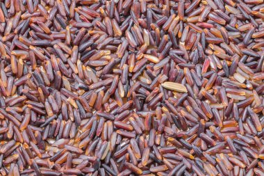 Yakın çekim kahverengi pirinç arka plan