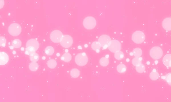 Abstract backgrounds, Illustration white Bokeh on pink backgrou — стоковое фото