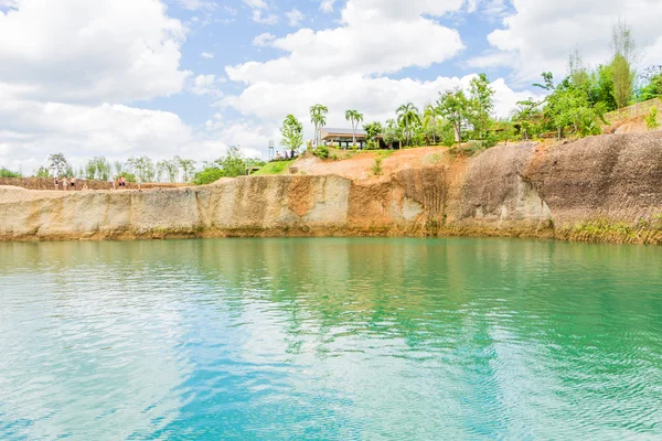 Grand canyon chiang mai, quarry pond for swimming lake at Chian — стоковое фото