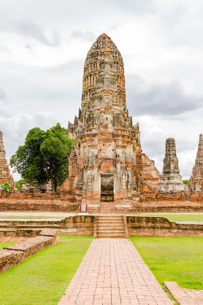 Wat Chaiwatthanaram, Ayutthaya, Tajlandia — Zdjęcie stockowe