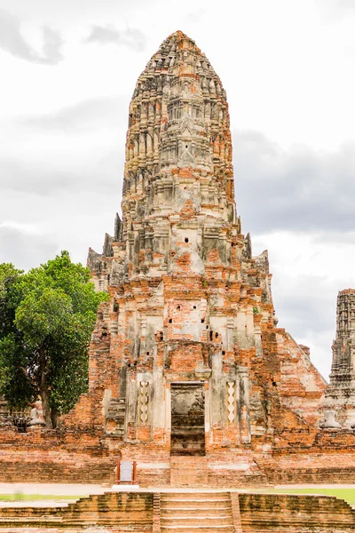 Wat Chai Watthanaram, Ayutthaya Thailand — Stockfoto