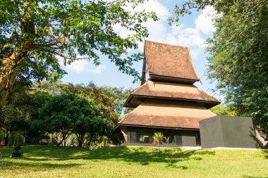 Baandam Tay tarzında geleneksel ahşap ev Chiang Rai, Tayland