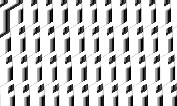 Abstracte achtergrond, naadloze geometrische patroon, zwart en wit — Stockfoto