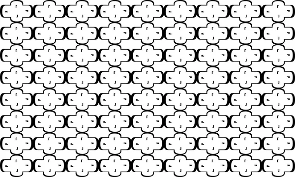 Arka plan, geometrik seamless modeli, siyah ve beyaz — Stok fotoğraf