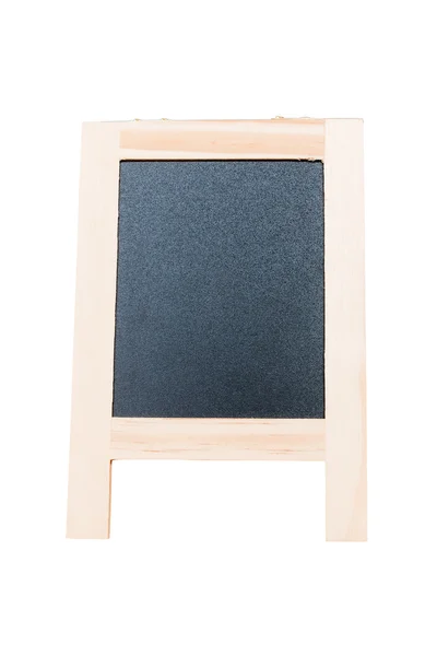 Empty Chalkboard isolate on white with Clipping path — Stock Photo, Image