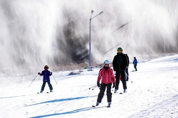 Bansko Bulgria Januari 2016 Folk Skidåkning Skidresor — Stockfoto