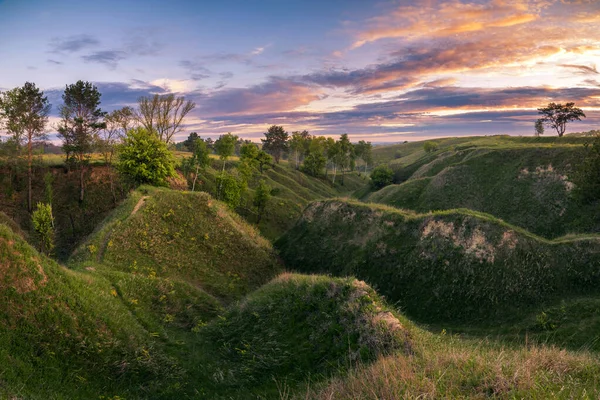 Schöne Aussicht Auf Die Berge Natürlicher Sommer Frühling Hintergrund Erstaunliche — Stockfoto