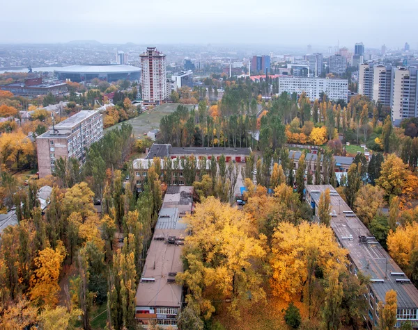 Şehir, donetsk, Ukrayna'nın görünümü — Stok fotoğraf